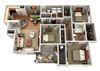 Zinnia Floor Plan 3 Bedroom 2 Bath Zinnia Floor Plan 3 Bedroom 2 Bath Apartments in Glendale AZ